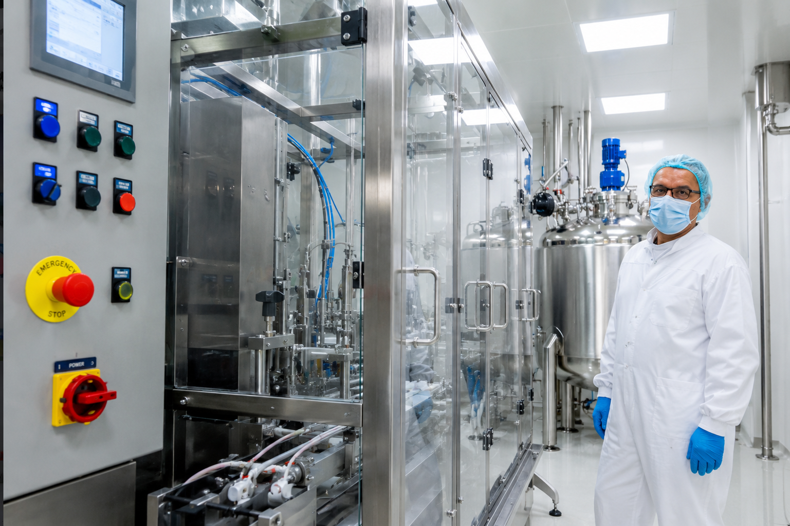 Quality-focused supplement manufacturing inside a clean pharmaceutical facility